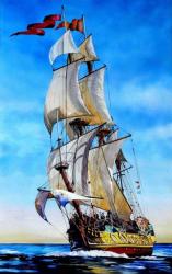 Brigantine Off Barbados by Bob Cook