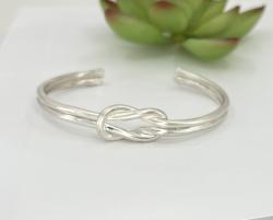 Love Knot Cuff - large by Sherri Lane