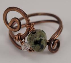 African Turquoise Ring by Vicki Davis