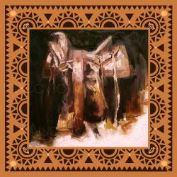 Denver 1875 Silk Scarf by Audrey Caylor