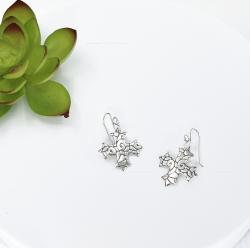 Gandolfo Cross Earrings by Sherri Lane