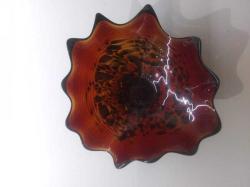 Deep Red and Black with Black Rim Spinner by Ron and Chris Marrs