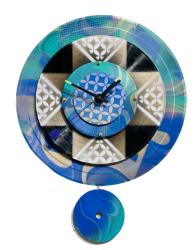 Super Quad with Pendulum Clock by Deborah Dickinson
