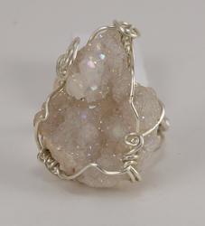Raw Crystal Ring by Vicki Davis