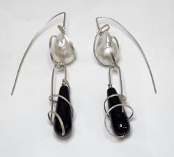 Baroque Pearl Drop Earrings by Fred%20Tate