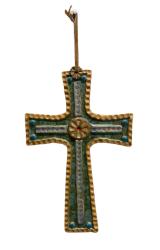 Ceramic Cross by Cathy Crain