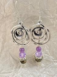 Spiral Earrings by Vicki Davis
