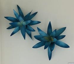 Blue Water Lilies by Laura Walters