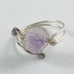 Silver amethyst ring by Vicki Davis