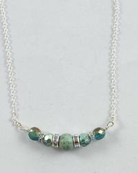 Delicate turquoise necklace by Vicki Davis