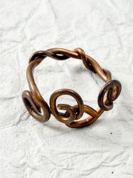 CURLY RING by Vicki Davis