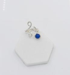 Blue Onyx Swirl Ring by Sherri Lane