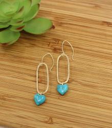 Heart of Gold Earrings by Sherri Lane