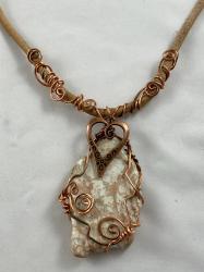 Jasper Heart Necklace by Vicki Davis