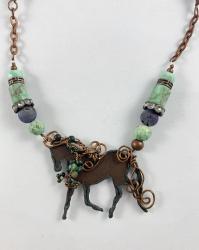 Pony necklace by Vicki Davis