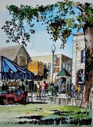 4th Of July On The Square by Bob Cook