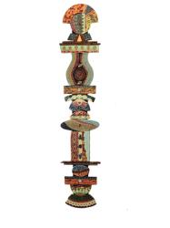 Ocean Agate Totem by Cathy Crain