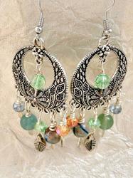 Filigree earrings by Vicki Davis