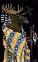 Tribal Council member: Mose by Elizabeth Dryden Prints