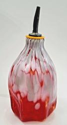 Red and White Olive Oil Bottle by Gabrielle Lewis