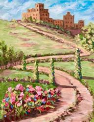 The Castle of Ansouis by Patsy Walton