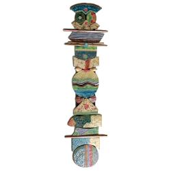Beach Comber Totem by Cathy Crain