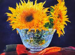 Delightful Sunflowers by Soon%20Y%20Warren