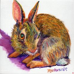 Love Bunny 8x8 by Sharon Markwardt's Prints