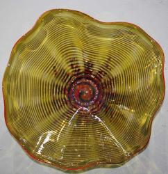 Yellow and Red With Red Rim Spinner by Ron and Chris Marrs