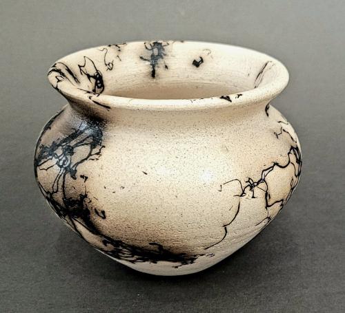 Horsehair Pot by Silas Bradley