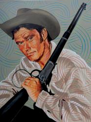Chuck Conners (Rifleman) by Chuck Roach